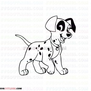 101 Dalmations 018 outline svg dxf eps pdf png