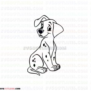 101 Dalmations 023 outline svg dxf eps pdf png