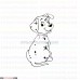 101 Dalmations 024 outline svg dxf eps pdf png