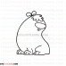 2 Stupid Dogs Big Dog outline svg dxf eps pdf png