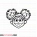 Abby Cadabby Sesame Street outline svg dxf eps pdf png