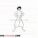 Aladdin 2 outline svg dxf eps pdf png