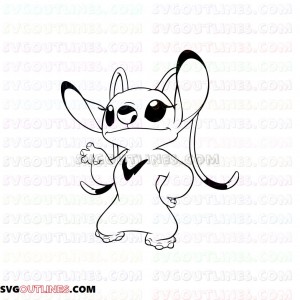 Free Free 95 Outline Disney Stitch Svg Free SVG PNG EPS DXF File
