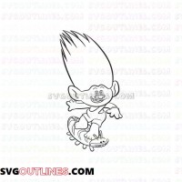 Aspen Heitz Trolls outline svg dxf eps pdf png