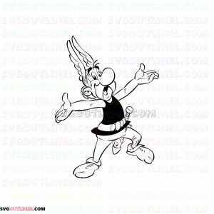 Asterix 0002 outline svg dxf eps pdf png