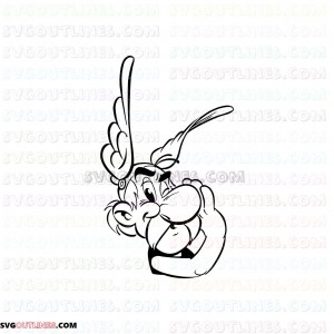 Asterix 0003 outline svg dxf eps pdf png