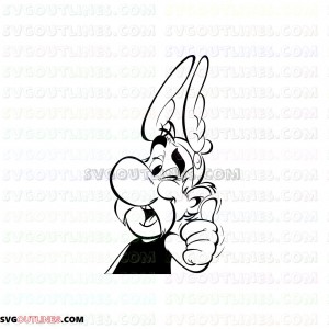 Asterix 0004 outline svg dxf eps pdf png