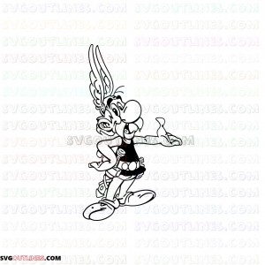 Asterix 0009 outline svg dxf eps pdf png