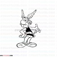 Asterix 0015 outline svg dxf eps pdf png