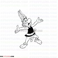 Asterix 0016 outline svg dxf eps pdf png