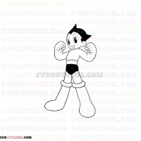 Download Astro Boy Outline Svg Dxf Eps Pdf Png