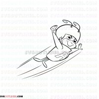 Atom Ant Formiga 3 outline svg dxf eps pdf png