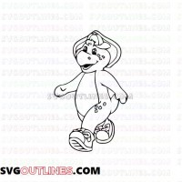 BJ barney outline svg dxf eps pdf png