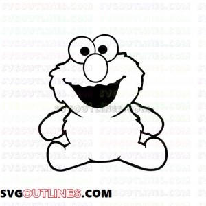 Download Sesame Street Muppet Monster Svg Outline