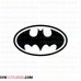 Batman logo outline svg dxf eps pdf png