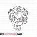 Beautiful Bridget Trolls outline svg dxf eps pdf png