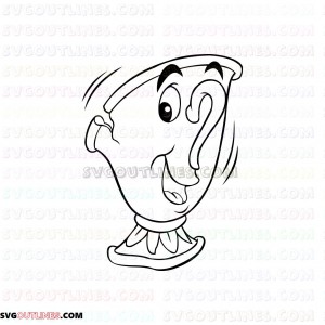 Beauty Beast008 outline svg dxf eps pdf png