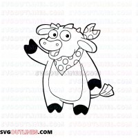 Benny 2 Dora and Friends outline svg dxf eps pdf png