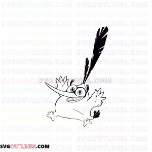 Bubbles Angry Birds outline svg dxf eps pdf png