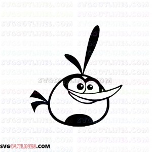 Bubbles Face 2 Angry Birds outline svg dxf eps pdf png