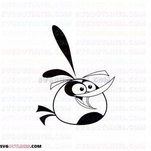 Bubbles Face 3 Angry Birds outline svg dxf eps pdf png