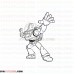 Buzz Lightyear Toy Story 2 outline svg dxf eps pdf png