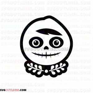 Coco Face outline svg dxf eps pdf png