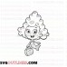 Deema Bubble Guppies outline svg dxf eps pdf png