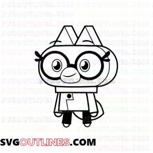 Dr Fox Unikitty outline svg dxf eps pdf png