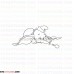 Dumbo Air blowing outline svg dxf eps pdf png