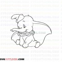 Download Baby Elephant Outline Svg