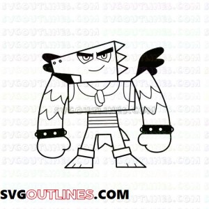 Eagleator Unikitty outline svg dxf eps pdf png