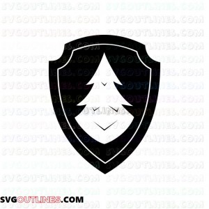 Everest logo Paw Patrol outline svg dxf eps pdf png