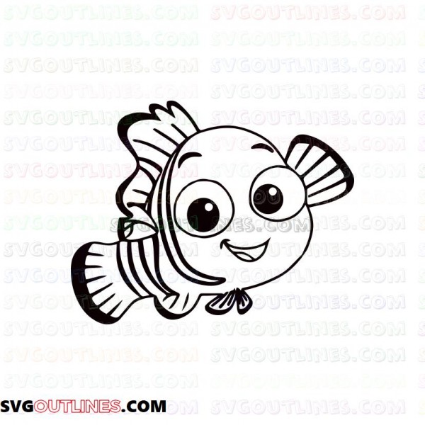 Download Finding Nemo Outline Svg Dxf Eps Pdf Png