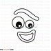 Forky Face smiley Toy Story outline svg dxf eps pdf png