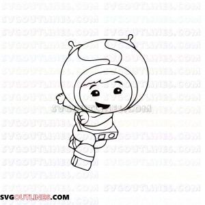 GeoTeam Umizoomi outline svg dxf eps pdf png