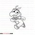 Gonzo 2 Muppet Babies outline svg dxf eps pdf png