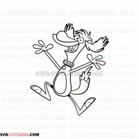 HAL Nature Cat outline svg dxf eps pdf png