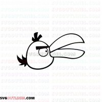 Hal Face 5 Angry Birds outline svg dxf eps pdf png