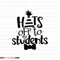 Hats Off to Students Dr Seuss The Cat in the Hat outline svg dxf eps pdf png