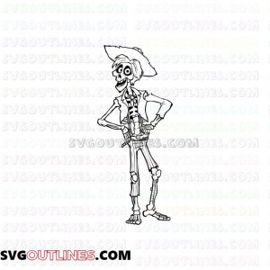 Hector Coco outline svg dxf eps pdf png