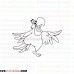 Iago happy Aladdin outline svg dxf eps pdf png