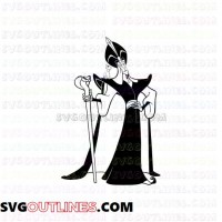 Jafar Aladdin outline svg dxf eps pdf png