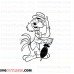 Jose Carioca Raises Hat 2 Saludos Amigos outline svg dxf eps pdf png
