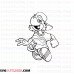 Jose Carioca Walking Saludos Amigos outline svg dxf eps pdf png