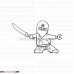 Kai Lego Ninjago outline svg dxf eps pdf png