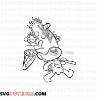 Karma Trolls outline svg dxf eps pdf png