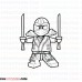 Lloyd Lego Ninjago 2 outline svg dxf eps pdf png
