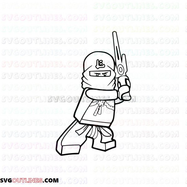 Download Lloyd Lego Ninjago Outline Svg Dxf Eps Pdf Png SVG, PNG, EPS, DXF File