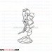 Lumiere Beauty and the Beast outline svg dxf eps pdf png